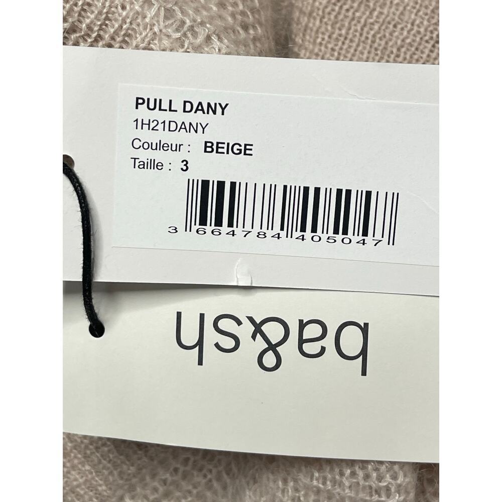 Ba&sh NWT women’s DANY Mohair sweater size 3/L/8 Beige Neutral - Picture 11 of 12